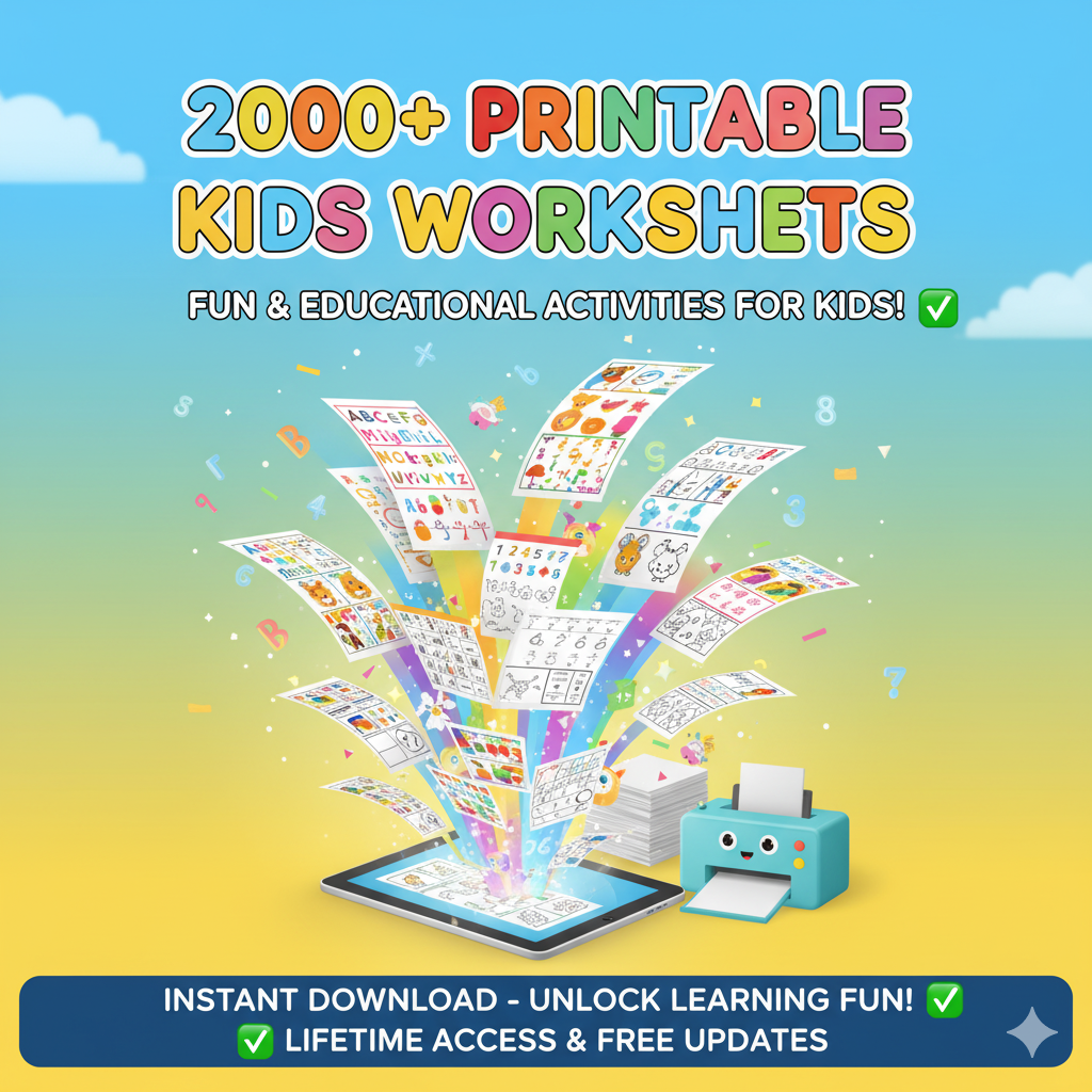 Kids WorkSheets Bundle